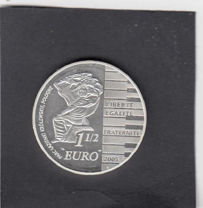 Beschrijving: 1,5 Euro F.CHOPIN